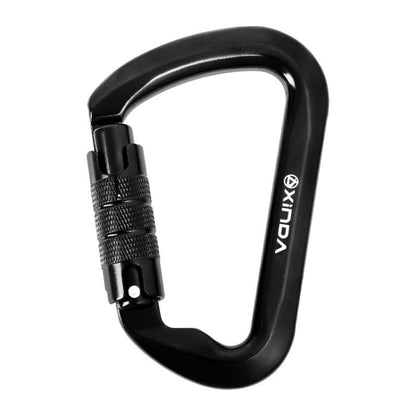 XINDA XD-8128 Kits de survie pour mousqueton d'escalade extérieur, couleur: noir automatique