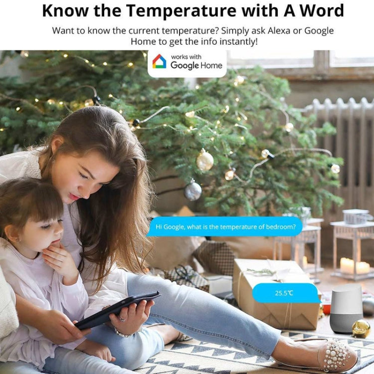 Sonoff SNZB-02P Wireless Temperature And Humidity Sensor Detector Smart Home