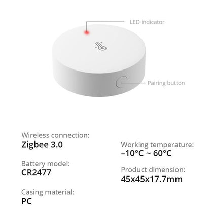 Sonoff SNZB-02P Wireless Temperature And Humidity Sensor Detector Smart Home