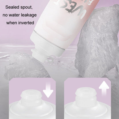 WEST BIKING 750ML Bicycle Water Bottle Portable Outdoor Cycling Water Cup, Color: Yellow Green Gradient