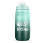 WEST BIKING 620ML Bicycle Water Bottle Portable Outdoor Cycling Water Cup, Color: Dark Green Gradient