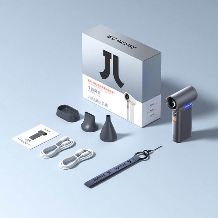 JisuLife FA55 Handheld Portable Small Fan Mini Rechargeable Electric Fan(Dark Gray)