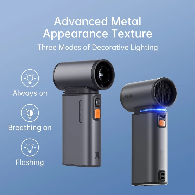 JisuLife FA55 Handheld Portable Small Fan Mini Rechargeable Electric Fan(Brown)