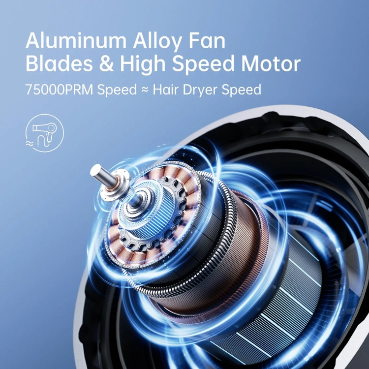 JisuLife FA55 Handheld Portable Small Fan Mini Rechargeable Electric Fan(Brown)