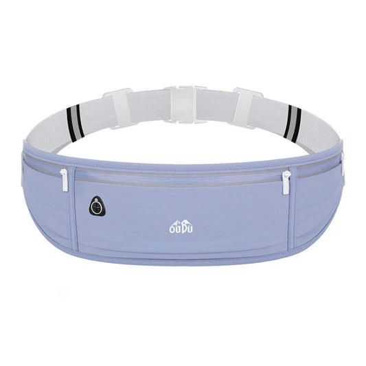 OUDU Outdoor Sports Waist Pack Male And Female Running Waterproof Cell Phone Bag(Navy Blue)