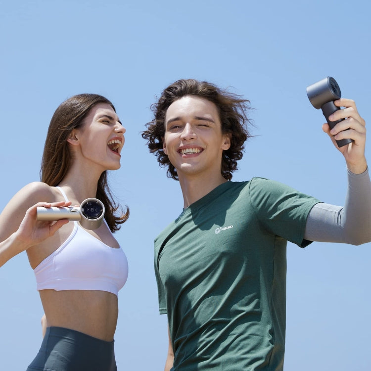 JisuLife FA53 Pro 1 High-speed Powerful Cooling Handheld Small Fan Mini Portable USB Rechargeable Desktop Fan(Light Brown)