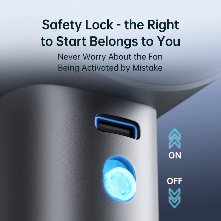 JisuLife FA53 Pro 1 High-speed Powerful Cooling Handheld Small Fan Mini Portable USB Rechargeable Desktop Fan(Light Brown)