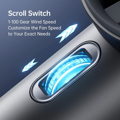 JisuLife FA53 Pro 1 High-speed Powerful Cooling Handheld Small Fan Mini Portable USB Rechargeable Desktop Fan(Light Brown)