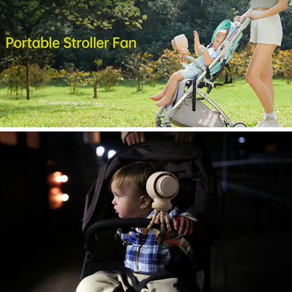 JisuLife Stroller Fan Life2 Stroller Octopus Fan High Speed Portable Desktop Clip Fan(Mint Green)