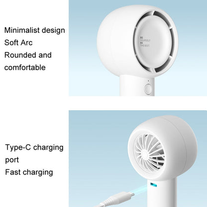 JisuLife FA42 Ventilateur de poche portable rechargeable Turbo, couleur : vert menthe 4500 mAh