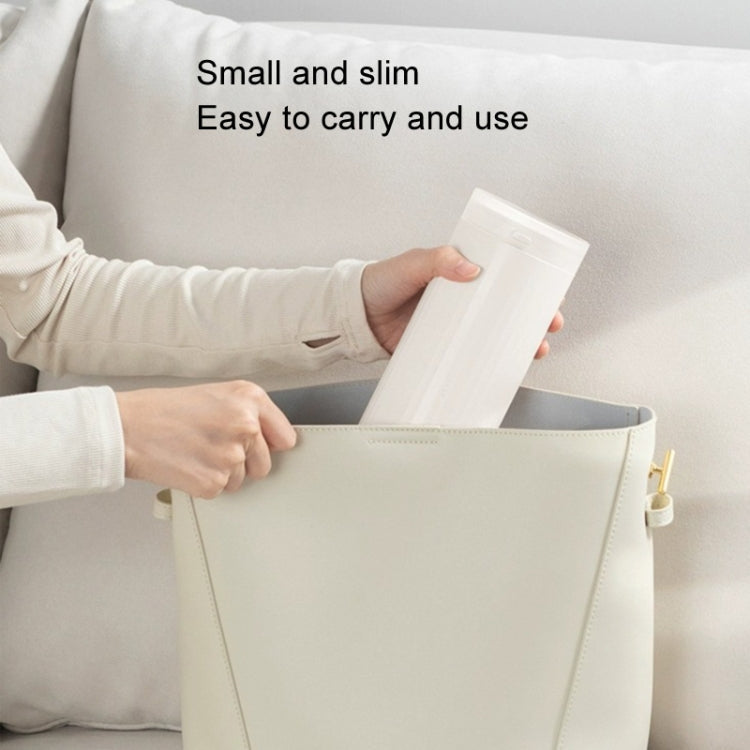 JisuLife HU16 Desktop Dual Mist Ports Humidifier, Color: Brown Plug-in