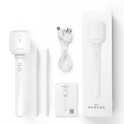 JisuLife JB07 Wireless High Mist Portable Humidifier, No Water Tank, Color: White 1100mAh
