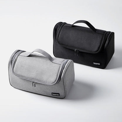 For Dyson Baona BN-DS002 Large Capacity Portable Handheld Hair Dryer Storage Bag with Hook(Black)