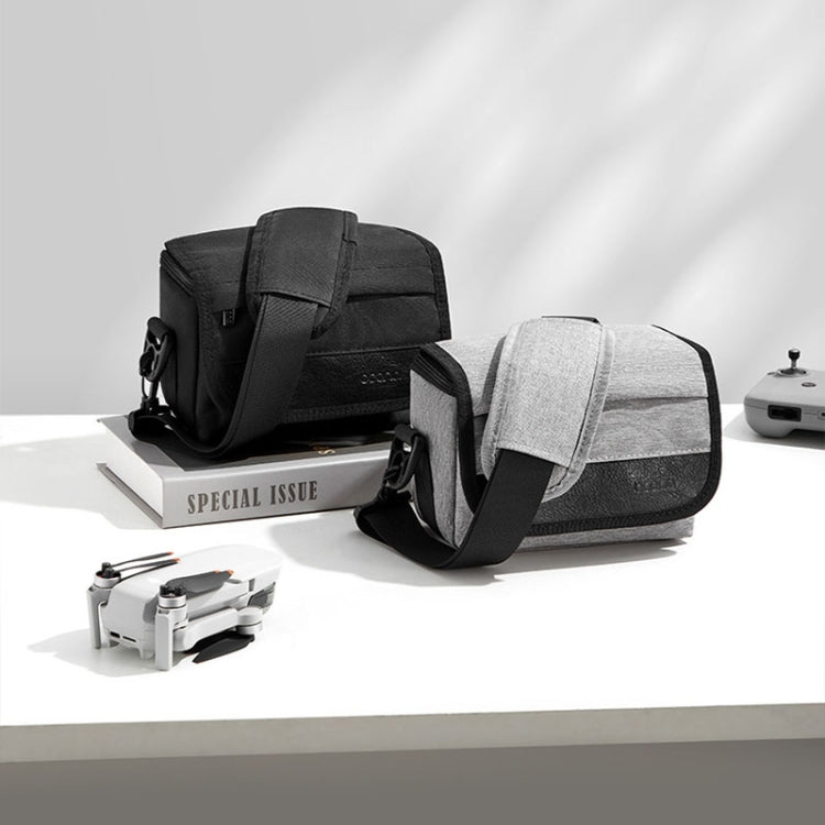For DJI Mini 4 Pro Baona BN-H016 Portable Waterproof Crossbody Drones Storage Bag(Grey)