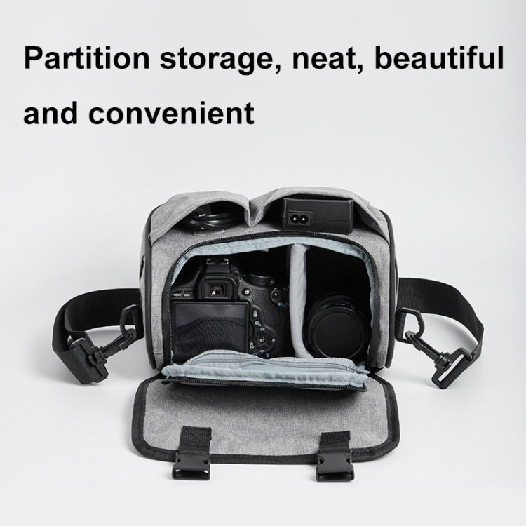 Baona BN-H017 Photography SLR / Micro Single Cross-Body Camera Storage Bag, Color: S Black