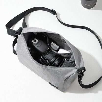 Baona BN-H012 Multifunctional Outdoor Crossbody Digital Camera Bag Lens Protection Bag(Grey)