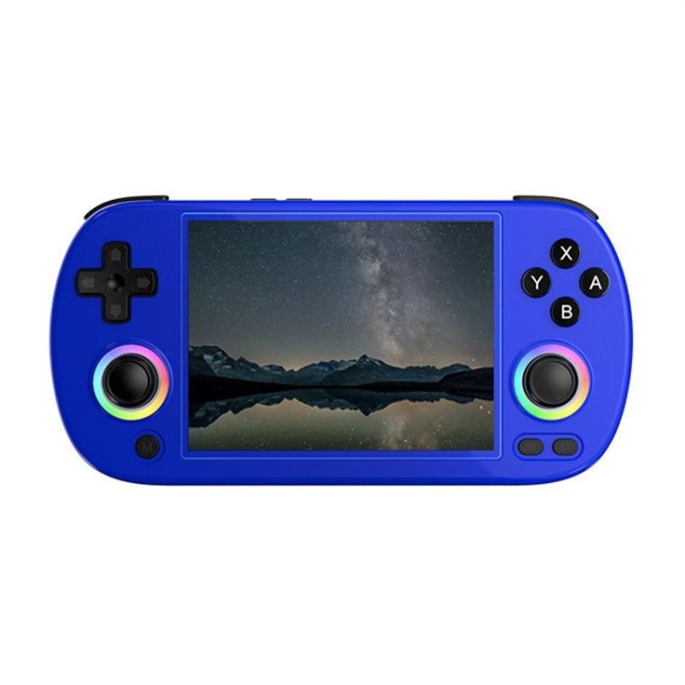ANBERNIC RG40XXH WIFI Wireless Joystick Pocket Console HDMI Connection TV Online Sparring Game Console 64G(Blue)