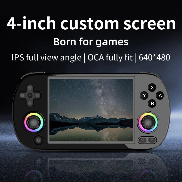 ANBERNIC RG40XXH WIFI Wireless Joystick Pocket Console HDMI Connection TV Online Sparring Game Console 64G(Gray)