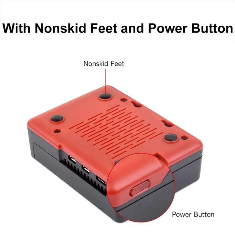 Waveshare 26587 For Raspberry Pi 5 Argon Neo Aluminum Alloy Case, Spec: M.2 Upgraded