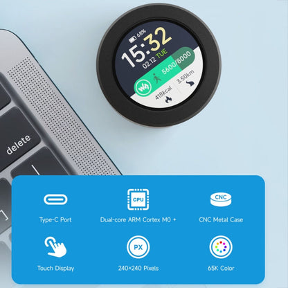 Waveshare 26369 1.28-Inch Round LCD Screen RP2040 MCU Board with Touch