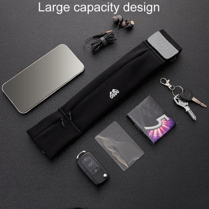 Sac banane de sport portable OUDU unisexe pour téléphone portable (noir)