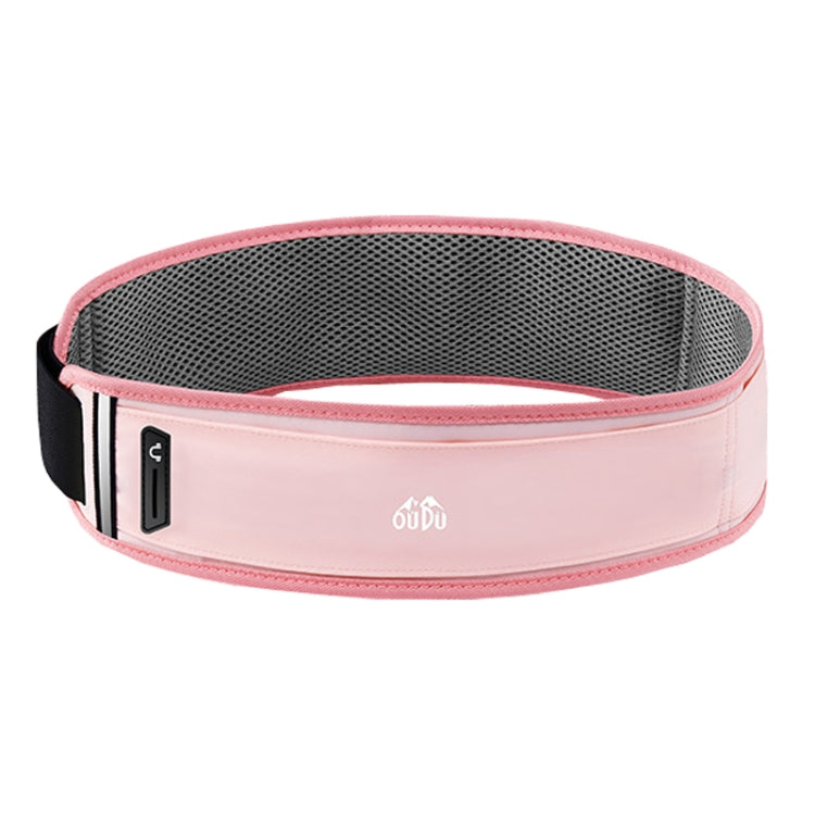Grand sac banane OUDU de sport extérieur, sac de bouteille d'eau portable (rose)