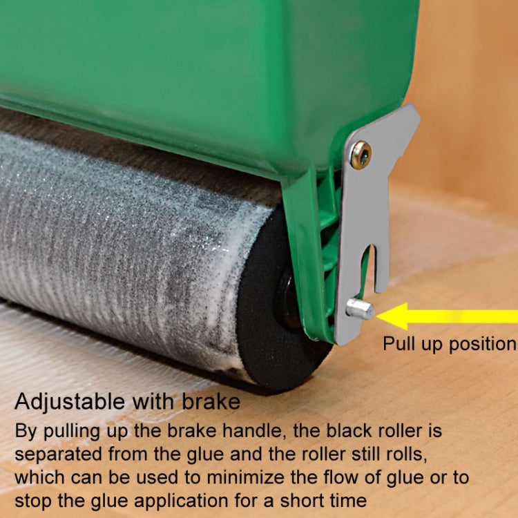 MYTEC Manual Glue Applicator Roller Type Gluer Small Manual Gluing Machine, Style: 6 inch Adjustable