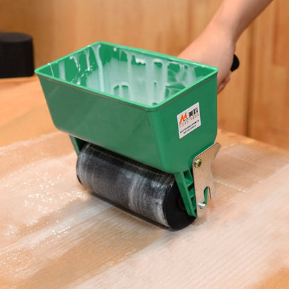 MYTEC Manual Glue Applicator Roller Type Gluer Small Manual Gluing Machine, Style: 6 inch Adjustable