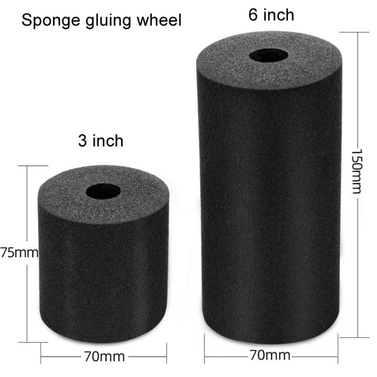 MYTEC Manual Glue Applicator Roller Type Gluer Small Manual Gluing Machine, Style: 3 inch Non-adjustable