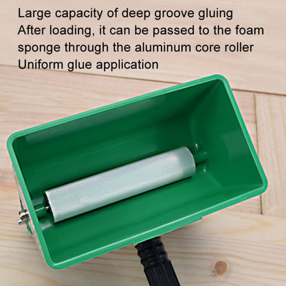 MYTEC Manual Glue Applicator Roller Type Gluer Small Manual Gluing Machine, Style: 6 inch Adjustable