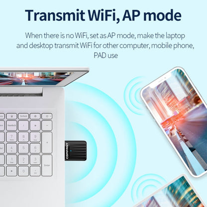 COMFAST CF-WU811AC V3 Carte réseau sans fil USB bibande 5G 650 Mbps Récepteur WIFI
