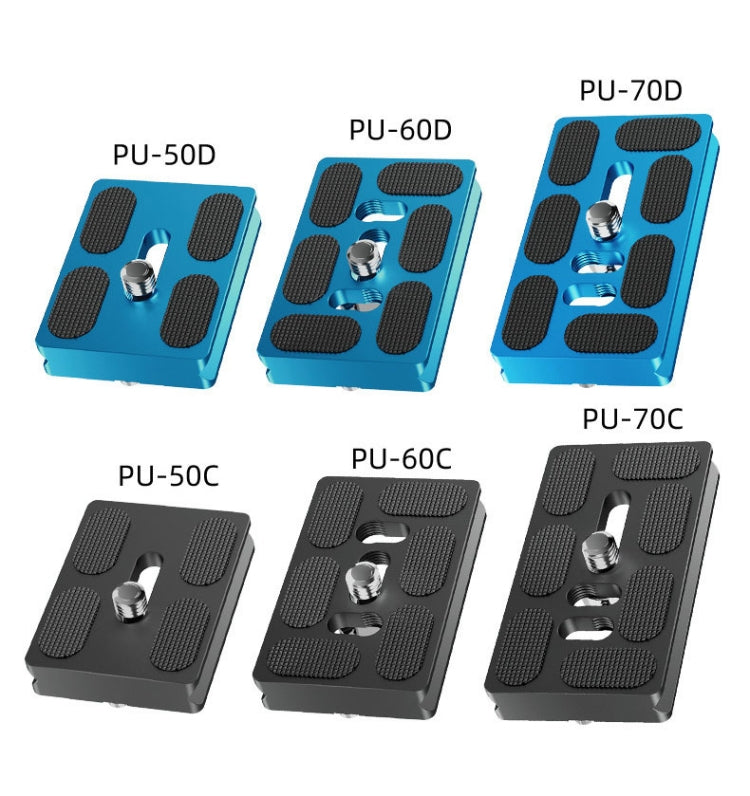 BEXIN PU-70C For Arca Type SLR Camera PU Quick Release Plate Aluminum Alloy CNC Ball Head Quick Release Plate