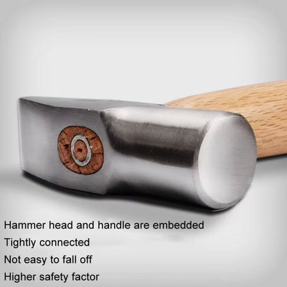MYTEC Large Silversmith Hammer Tool Short Handled Small Hammer Handmade Round Head Duckbill Hammer