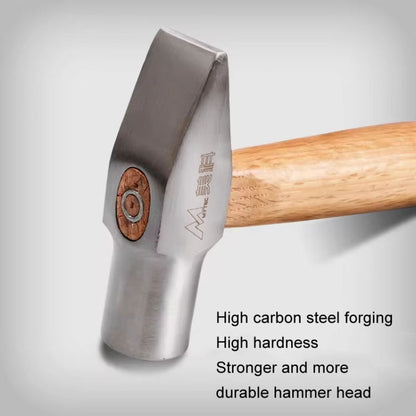 MYTEC Large Silversmith Hammer Tool Short Handled Small Hammer Handmade Round Head Duckbill Hammer