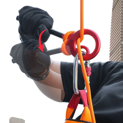 XINDA XD-Q9732 Descendeur en forme de 9 pour l'alpinisme et l'escalade (Rouge)
