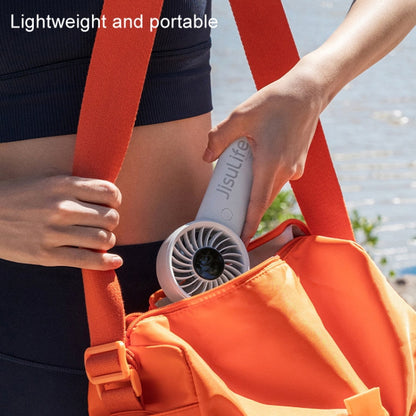 JisuLife Life4 Mini ventilateur portatif rechargeable, Capacité de la batterie : 3600 mAh Rose
