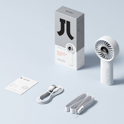 JisuLife Life4 Mini ventilateur portatif rechargeable, Capacité de la batterie : 3600 mAh Rose