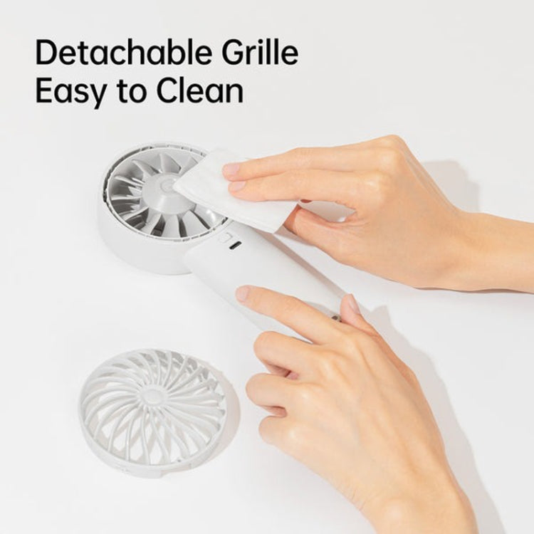 JisuLife Life4 Mini ventilateur portatif rechargeable, Capacité de la batterie : 3600 mAh Rose