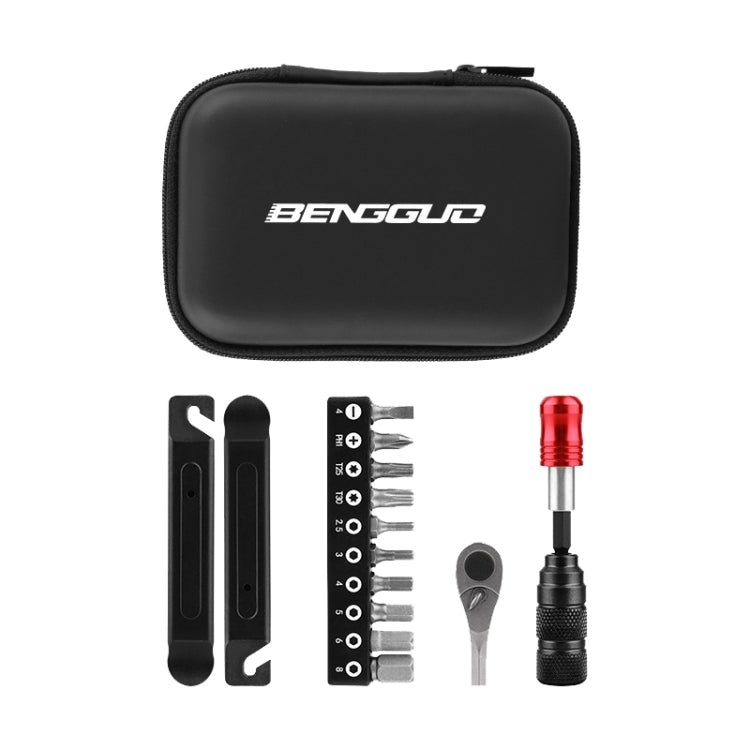 Outil de réparation de vélo BENGGUO, clé à cliquet pour VTT, kit de réparation combiné, spécification : Set 1