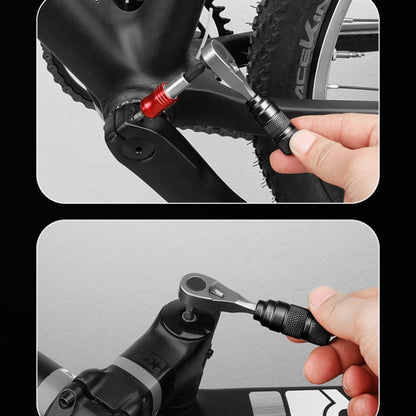 BENGGUO Bicycle Repair Tool Mountain Bike Ratchet Wrench Repair Combination Set, Spec: Set 4