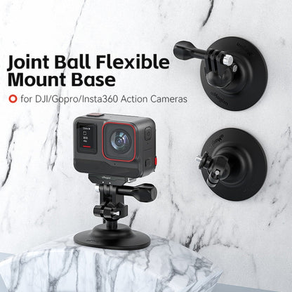 AMagisn Flexible Adhesive Mount for DJI / GoPro HERO / Insta360 Action Camera, Spec: 3 Claws