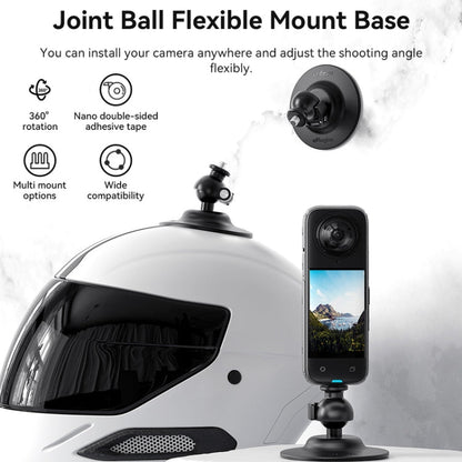 AMagisn Flexible Adhesive Mount for DJI / GoPro HERO / Insta360 Action Camera, Spec: 3 Claws