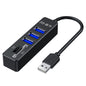 JINGHUA Z30 5-In-1 Docking Station Laptop USB2.0 Hub(Black)