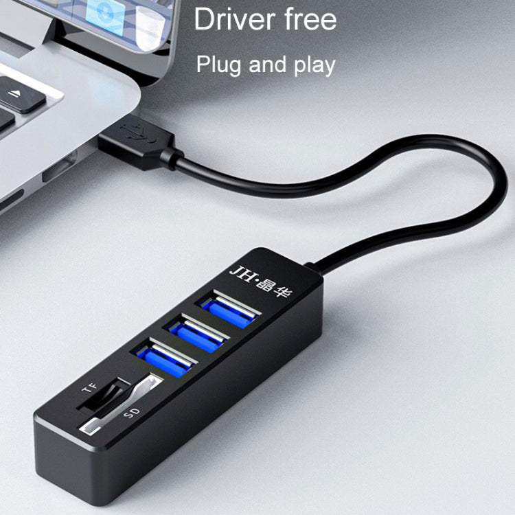 JINGHUA Z30 5-In-1 Docking Station Laptop USB2.0 Hub(Black)