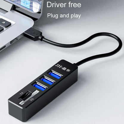 JINGHUA Z30 5-In-1 Docking Station Laptop USB2.0 Hub(Black)