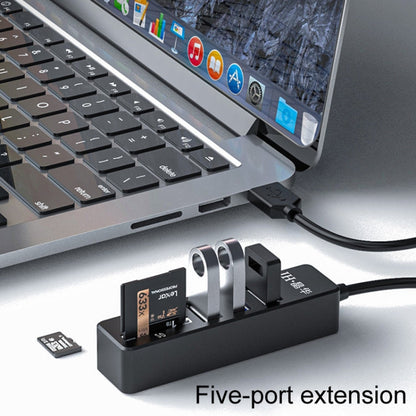 JINGHUA Z30 5-In-1 Docking Station Laptop USB2.0 Hub(Black)