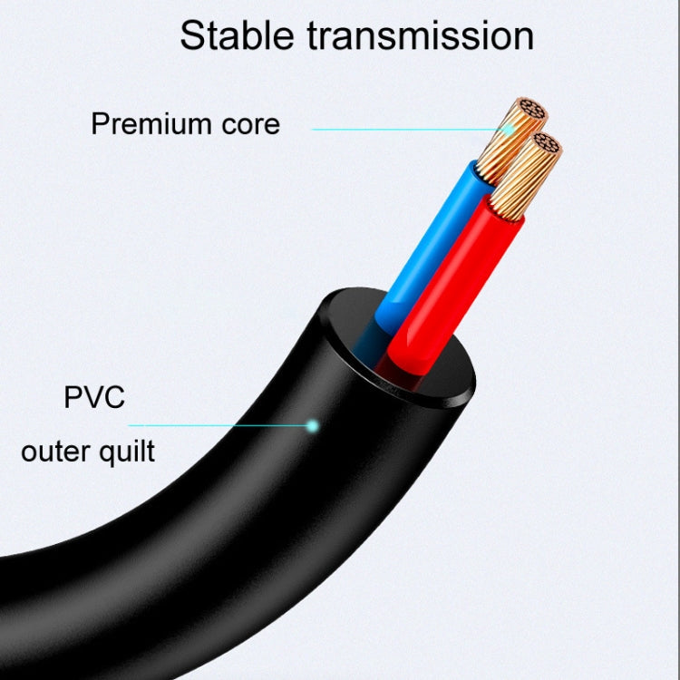 JINGHUA U550C USB To DC Charging Cable Small Appliance Power Cord, Interface: 3.5mm