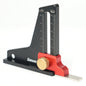 Ganwei Woodworking Height Gauge 0-50mm Aluminum Alloy Adjustable Tablesaw Depth Measuring Tool(Black)