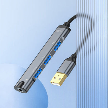 JINGHUA N800 Drive Free Sound Card Computer To Docking Station With Audio Interface, Interface: Type-C