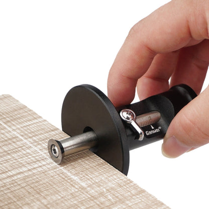 Ganwei European Scriber Simple Marking Gauge Ruler Parallel Line Drawing Woodworking Tool(Rolling Blade)